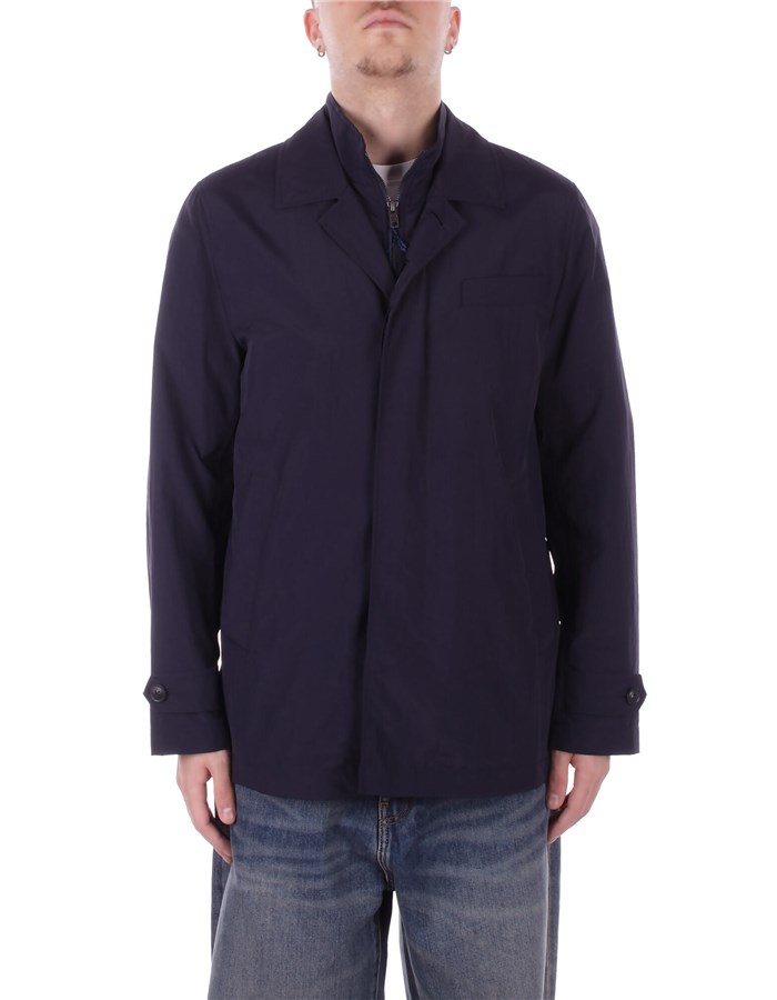 FAY Jackets Navy blue