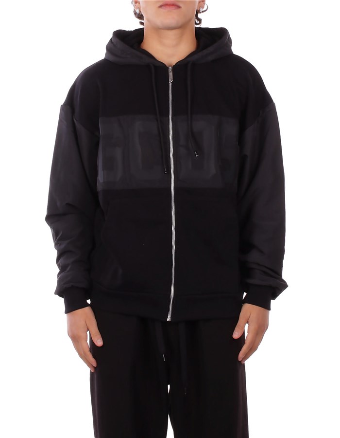 GCDS Con Cappuccio Black