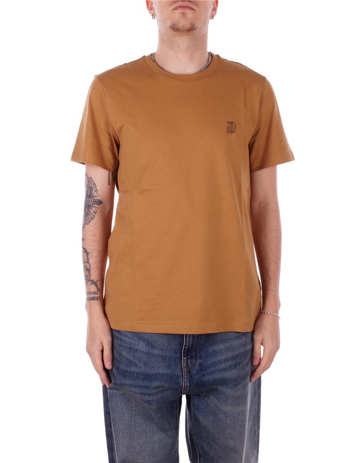 DONDUP T-shirt Manica Corta US198JF0309UFS6 Cammello