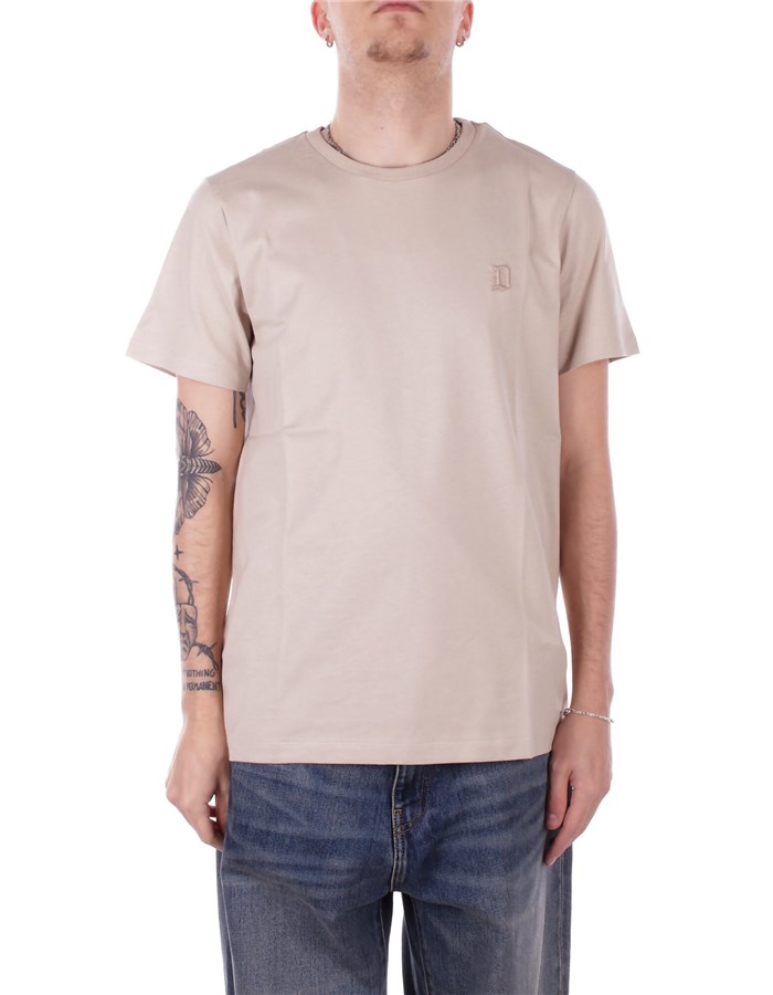 DONDUP T-shirt Manica Corta US198JF0309UFS6 Beige