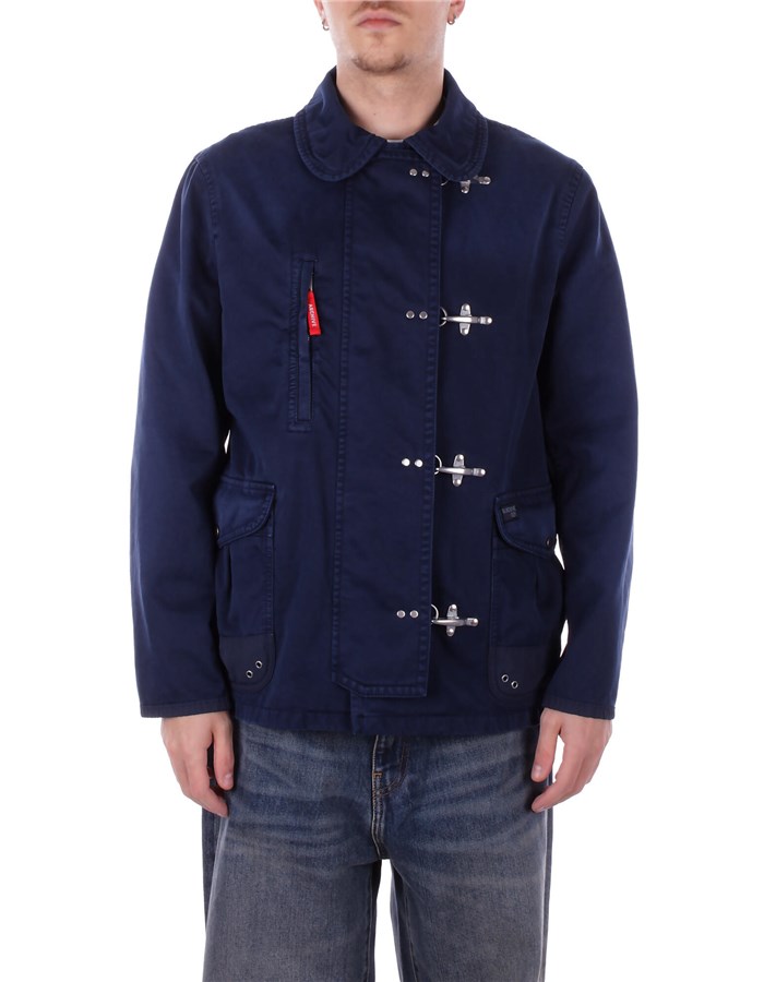 FAY Jackets Navy blue