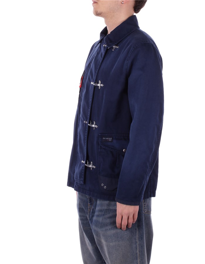 FAY Jackets Navy blue