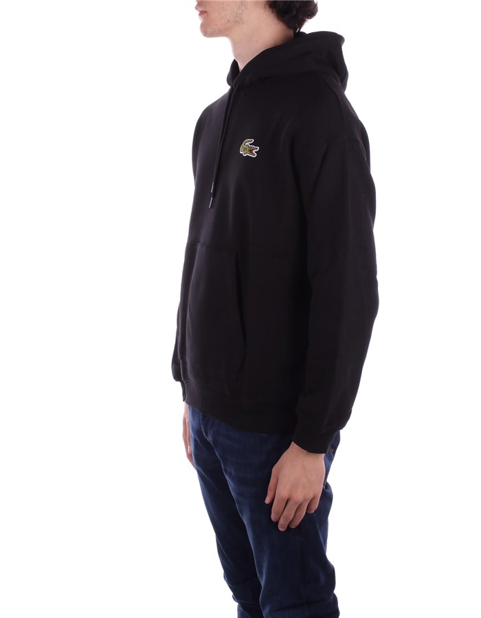 LACOSTE Hoodies Black