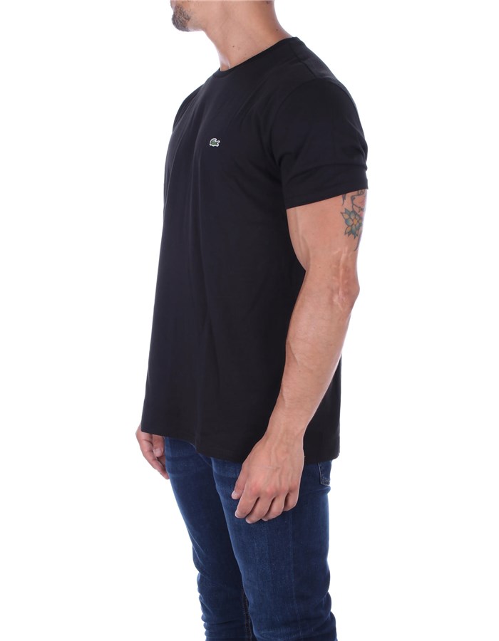 LACOSTE Short sleeve Black