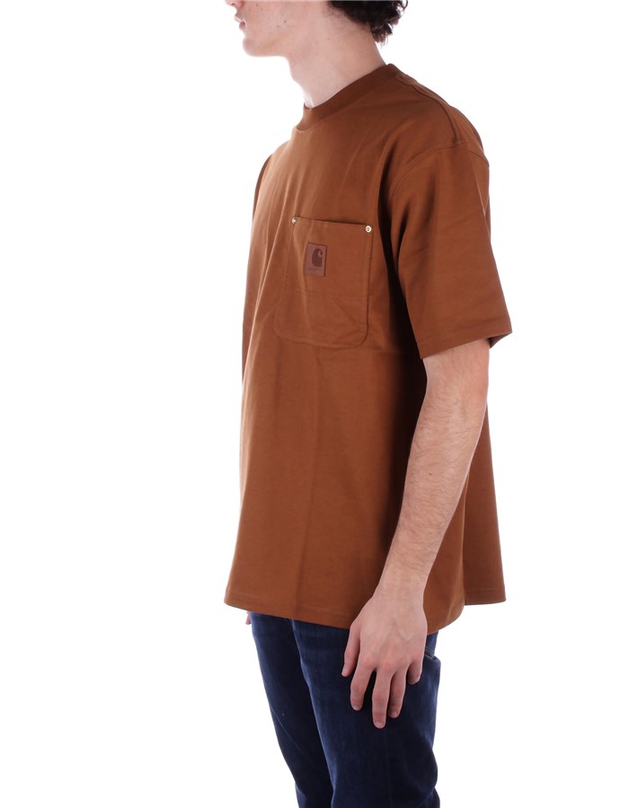 CARHARTT WIP Short sleeve Hamilton brown