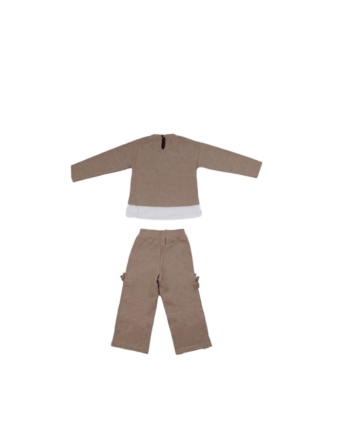 MANILA GRACE Felpa + pantalone Caramello