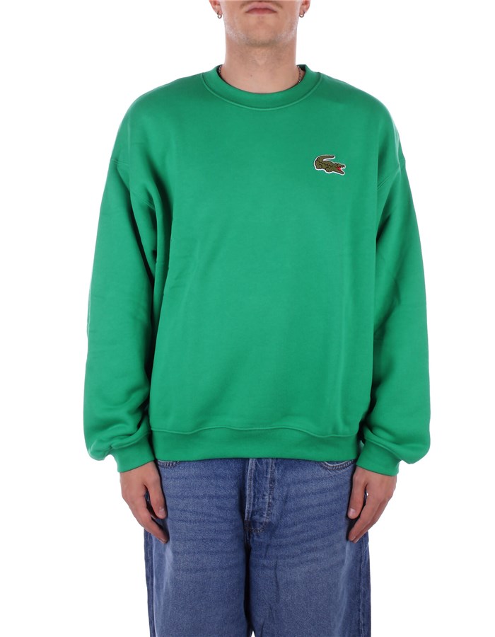 LACOSTE Felpa Verde prato