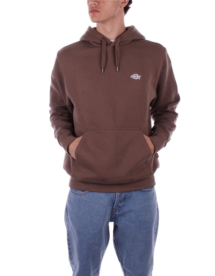 DICKIES Hoodies Brown