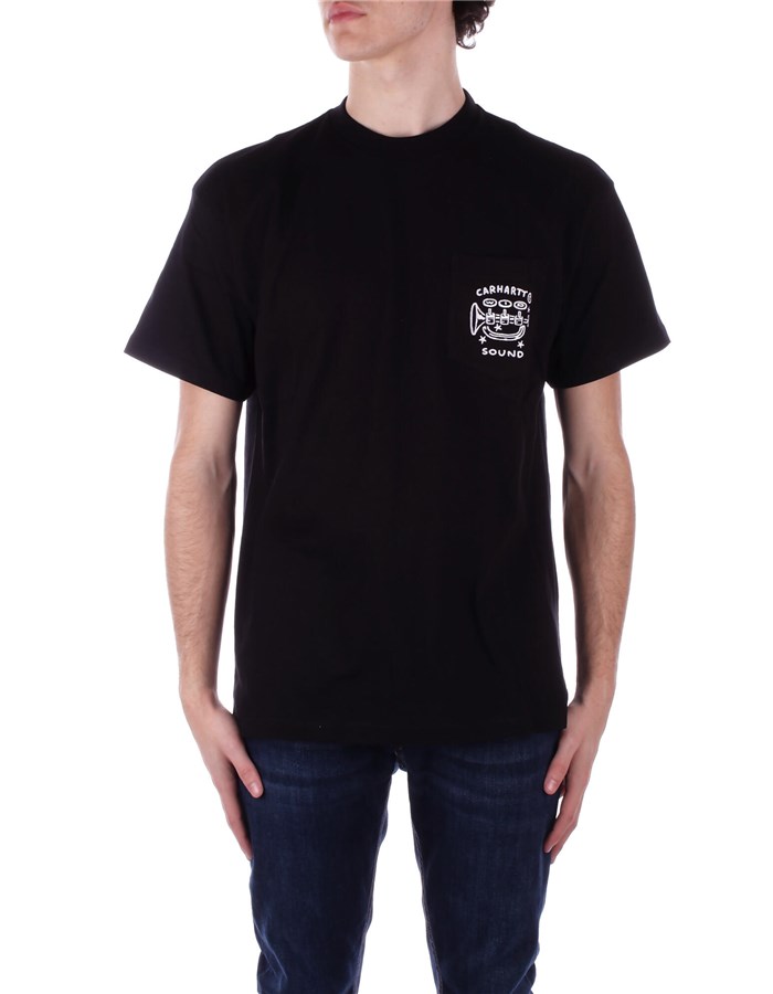 CARHARTT WIP Short sleeve Black white