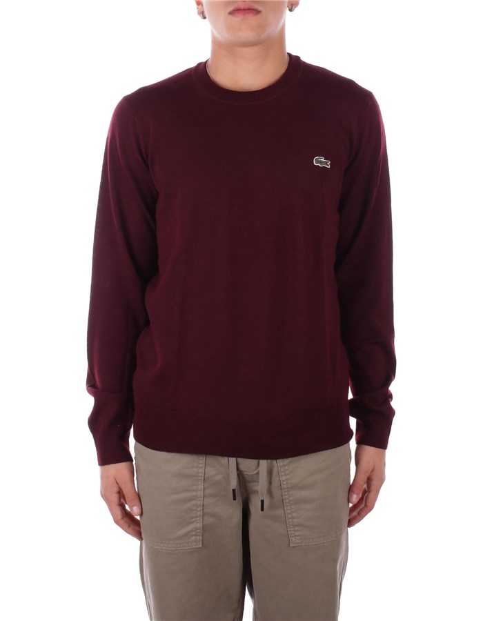 LACOSTE  Maglia AH3225 Bordeaux