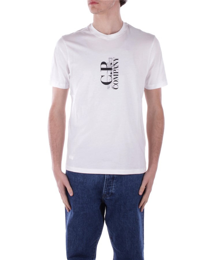 CP COMPANY Manica Corta Gauze white