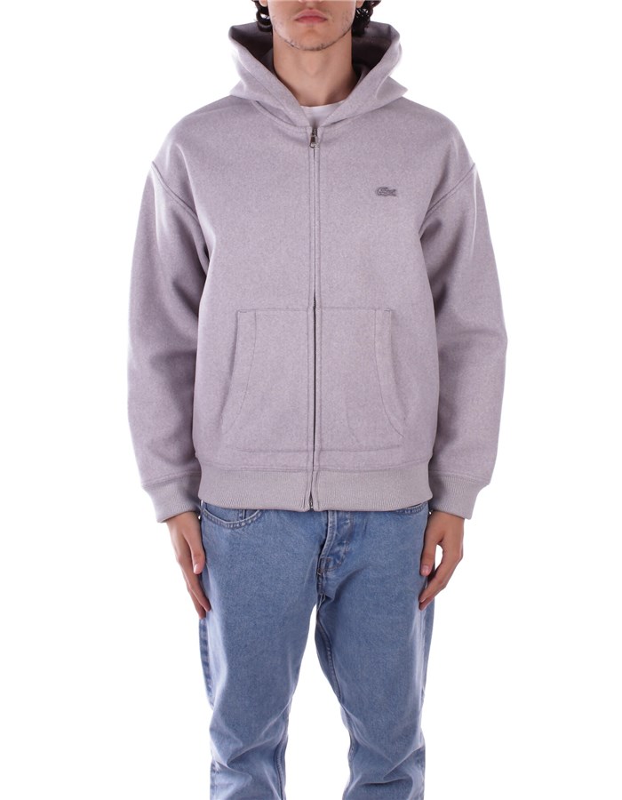 LACOSTE Hoodies Grey