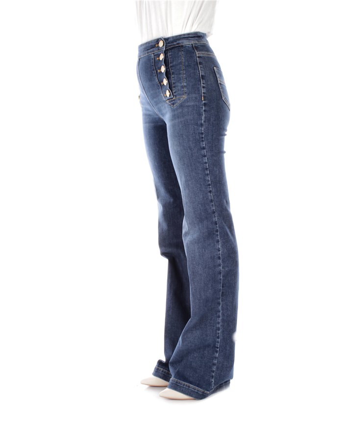 ELISABETTA FRANCHI Jeans Wide Fund Women PJ44D41E2 1 