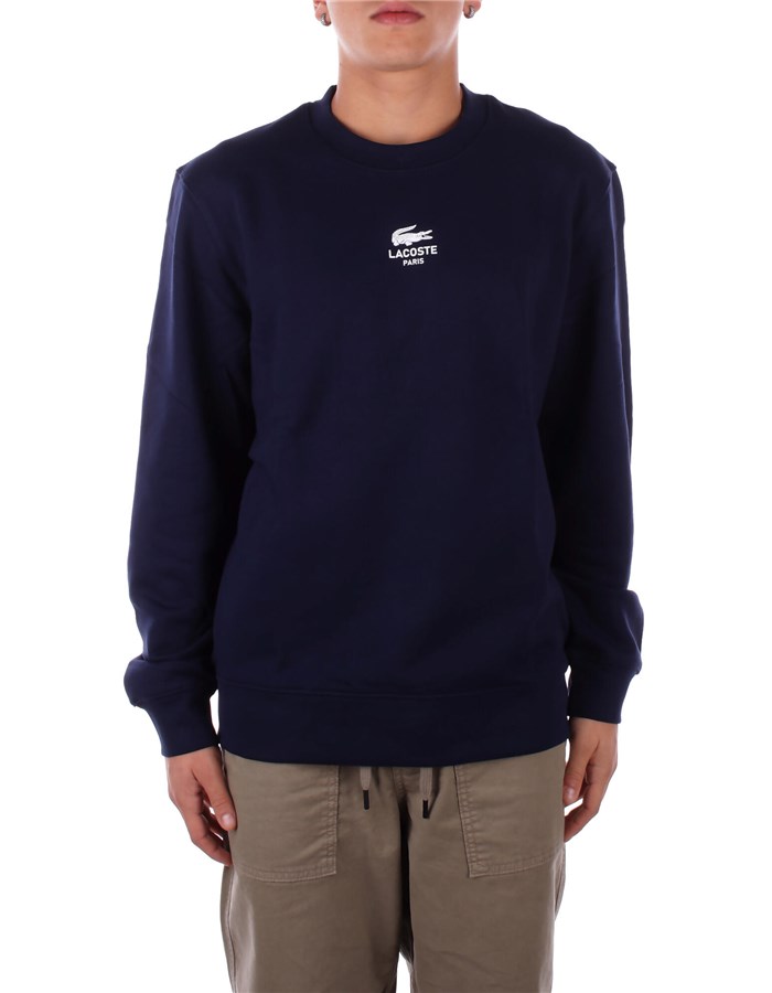 LACOSTE Felpe Felpe Girocollo SH2736 Blu