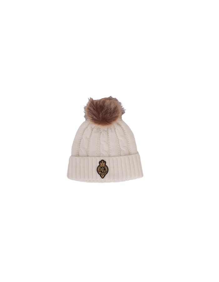 RALPH LAUREN Beanie Crema