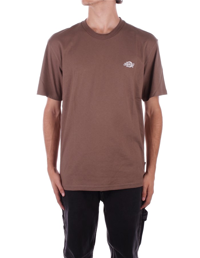 DICKIES Short sleeve Brown