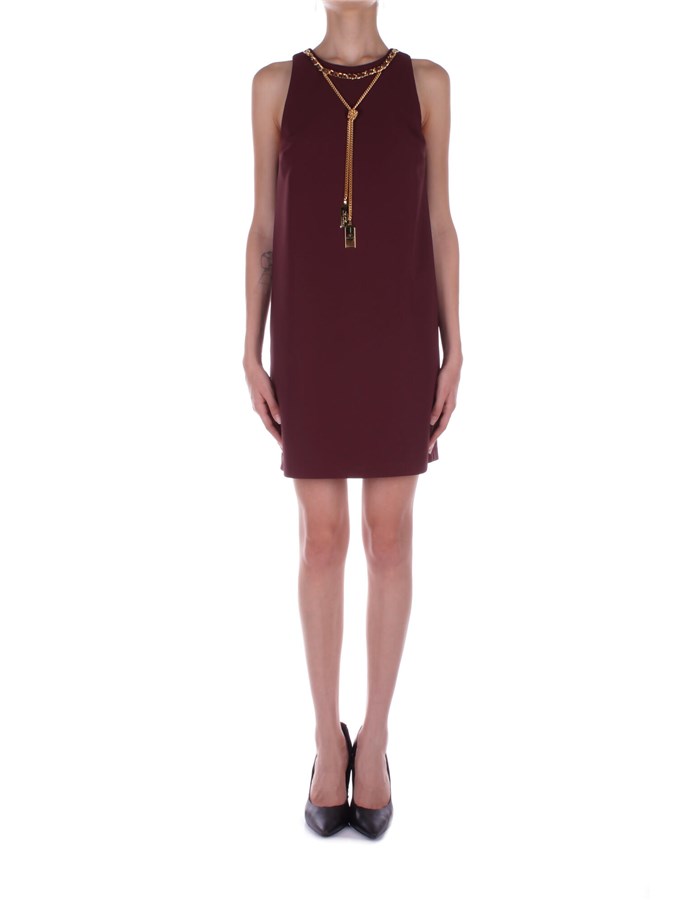 ELISABETTA FRANCHI Little Dress Bordeaux