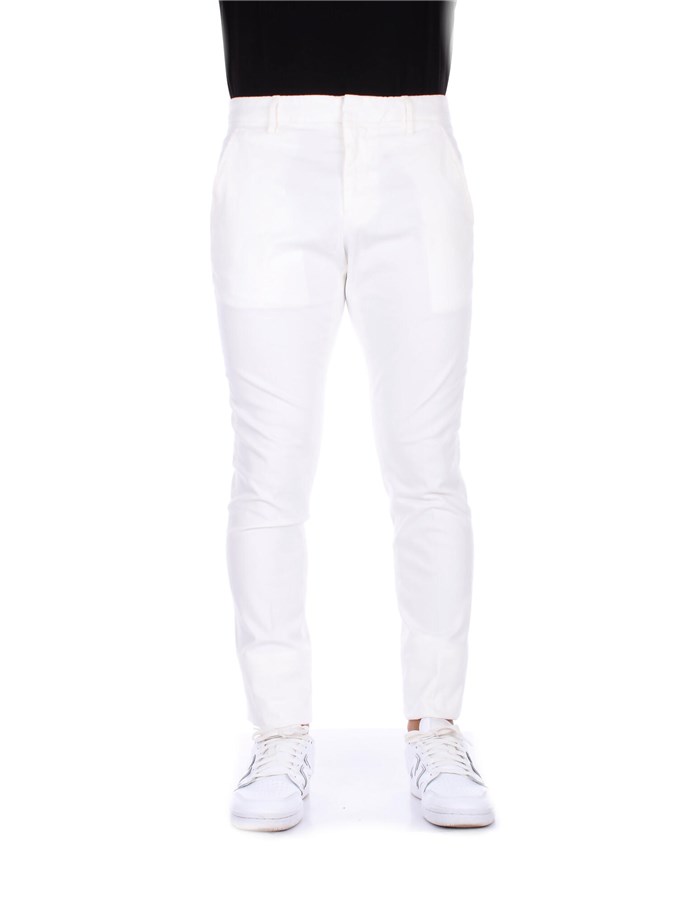 DONDUP Pantaloni Slim UP235 GSE043 PTD Bianco