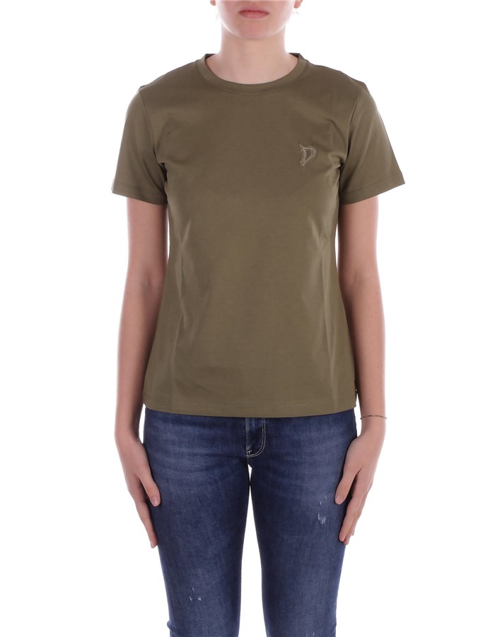 DONDUP T-shirt Verde militare