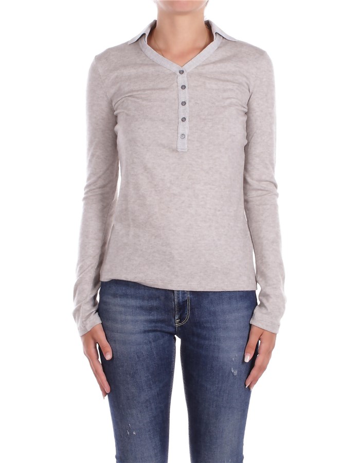 DONDUP Maniche Lunghe Grigio