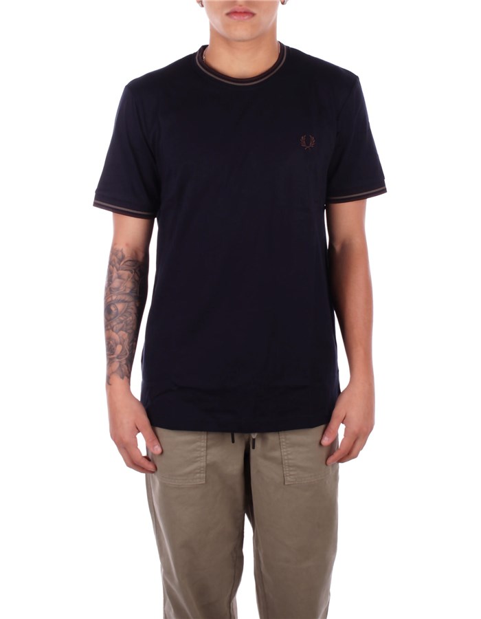 FRED PERRY Short sleeve Navy Green