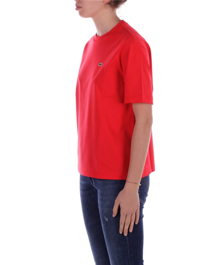 LACOSTE T-shirt Rosso