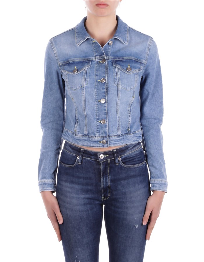 DONDUP Giacche Denim Donna DJ460DSH365IQ1 0 