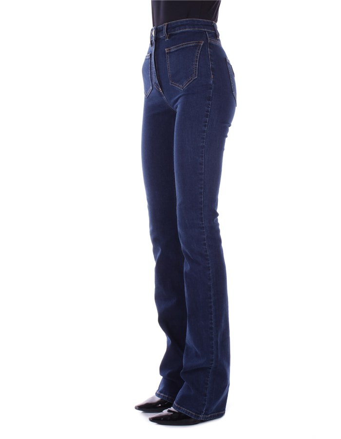 ELISABETTA FRANCHI Bootcut Blu denim