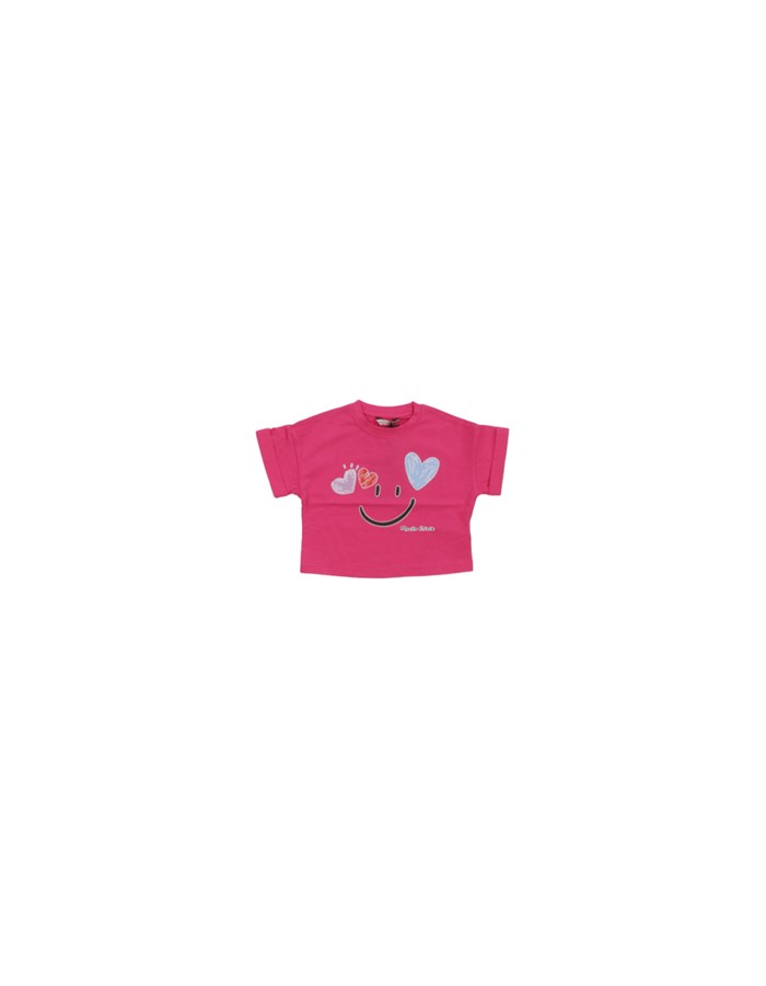 MANILA GRACE Short sleeve fuchsia