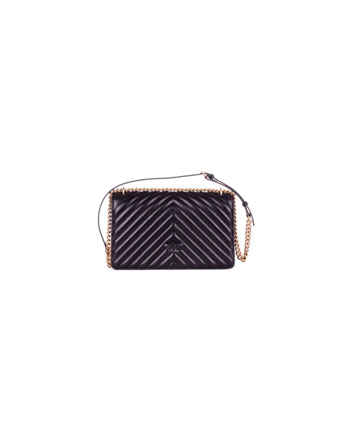 PINKO Shoulder Bags Black gold