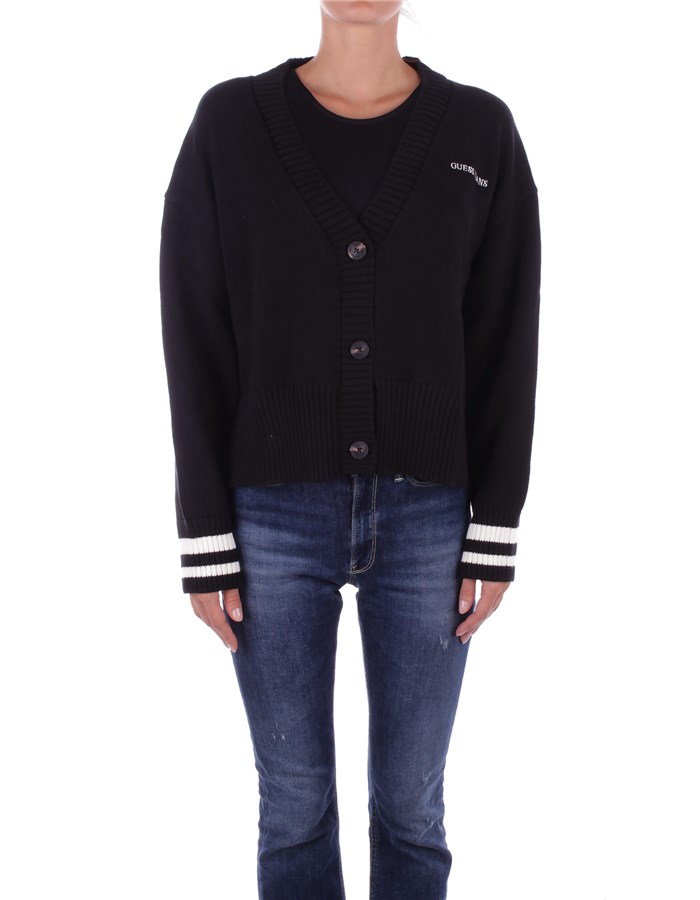 GUESS Maglieria Cardigan W4BR81 Z3HM1 Black