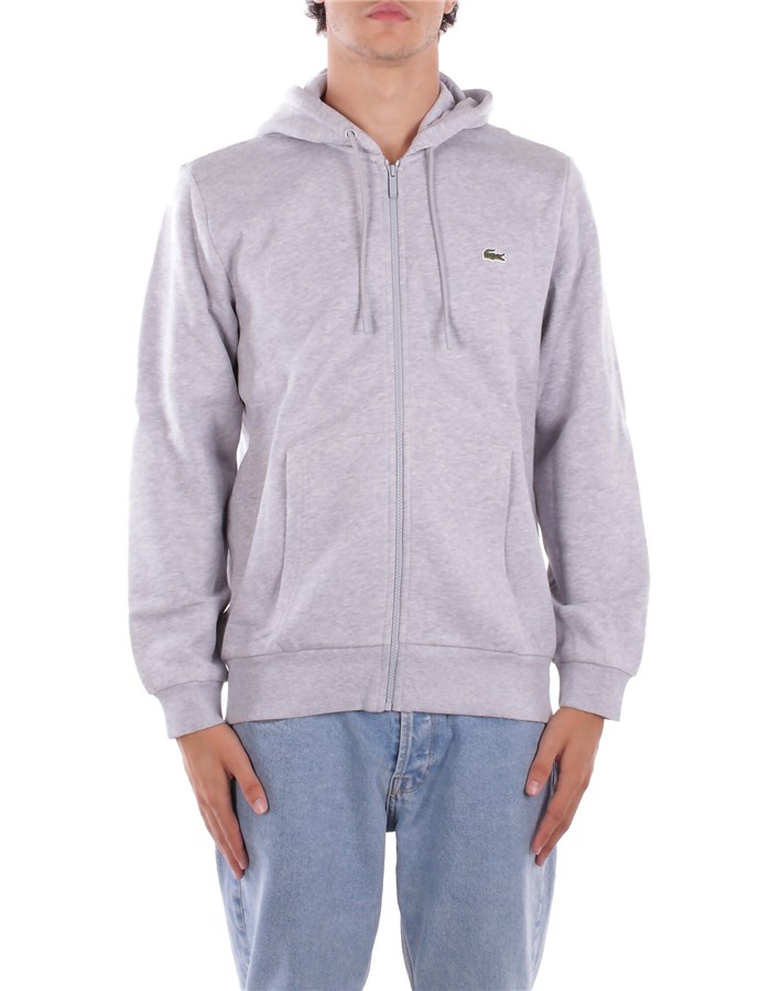 LACOSTE Con Zip Grigio