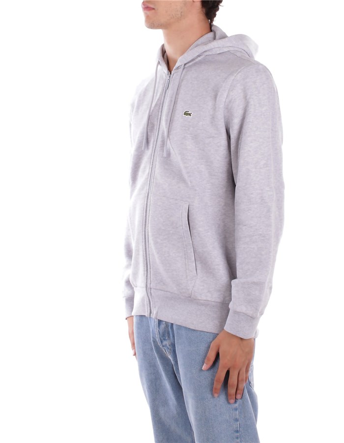 LACOSTE Con Zip Grigio