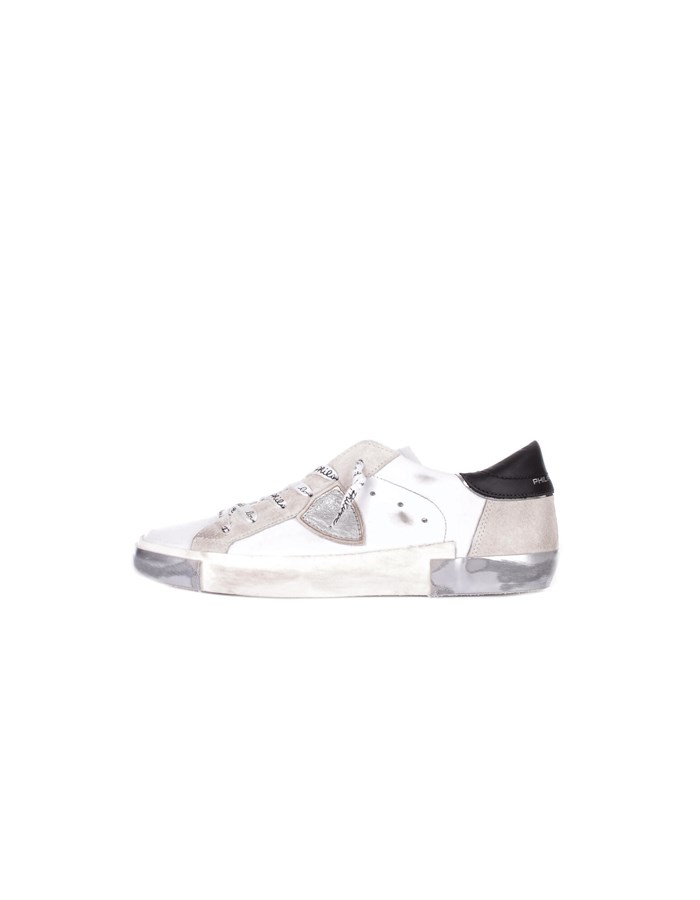 PHILIPPE MODEL PARIS Sneakers Alte PRLD Bianco argento