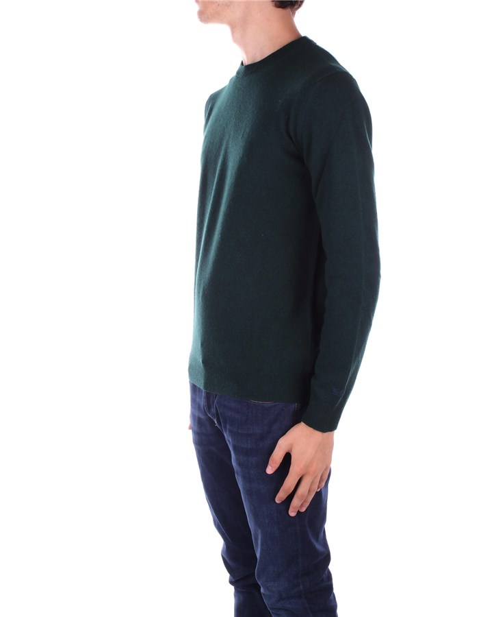 WOOLRICH Girocollo Verde bosco