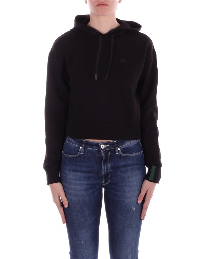 LACOSTE Con Cappuccio Nero
