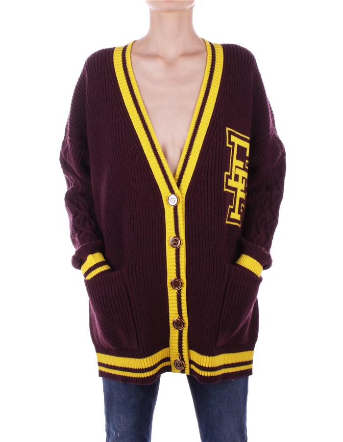 ELISABETTA FRANCHI Cardigan Bordeaux