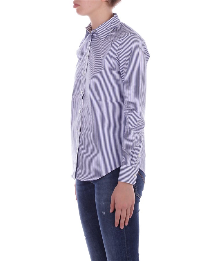 RALPH LAUREN Camicia Blu white