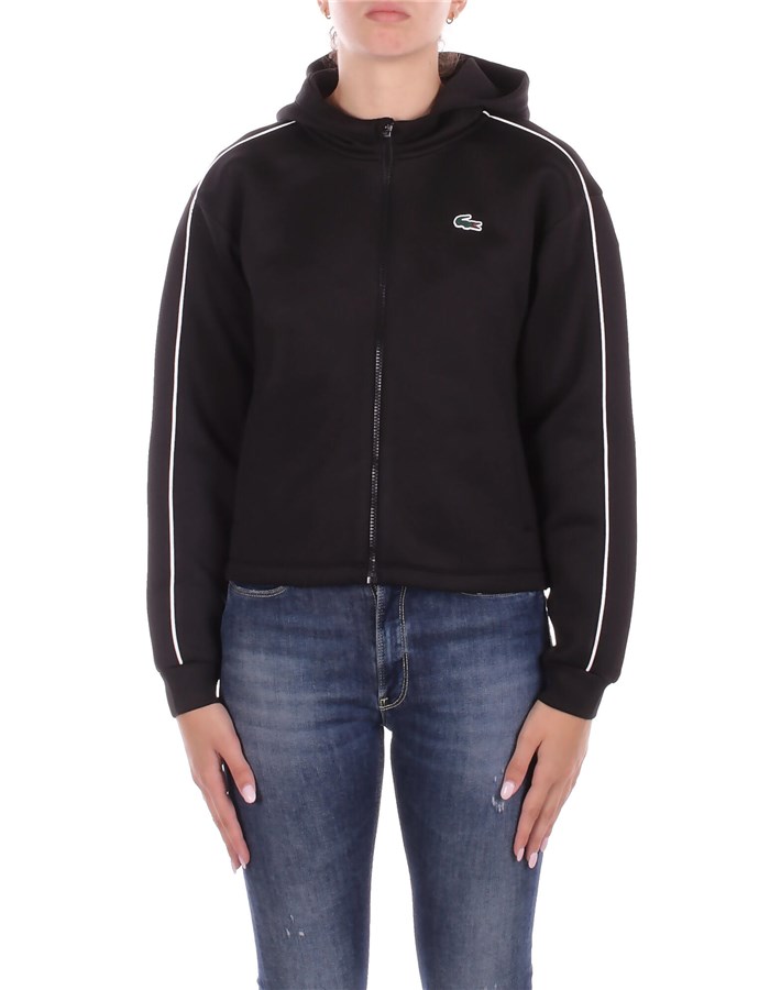 LACOSTE Con Cappuccio Nero