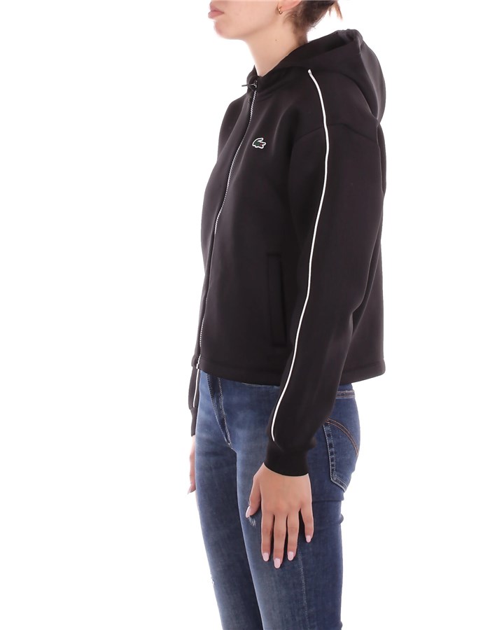 LACOSTE Con Cappuccio Nero