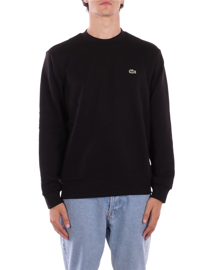 LACOSTE Felpe Girocollo Nero