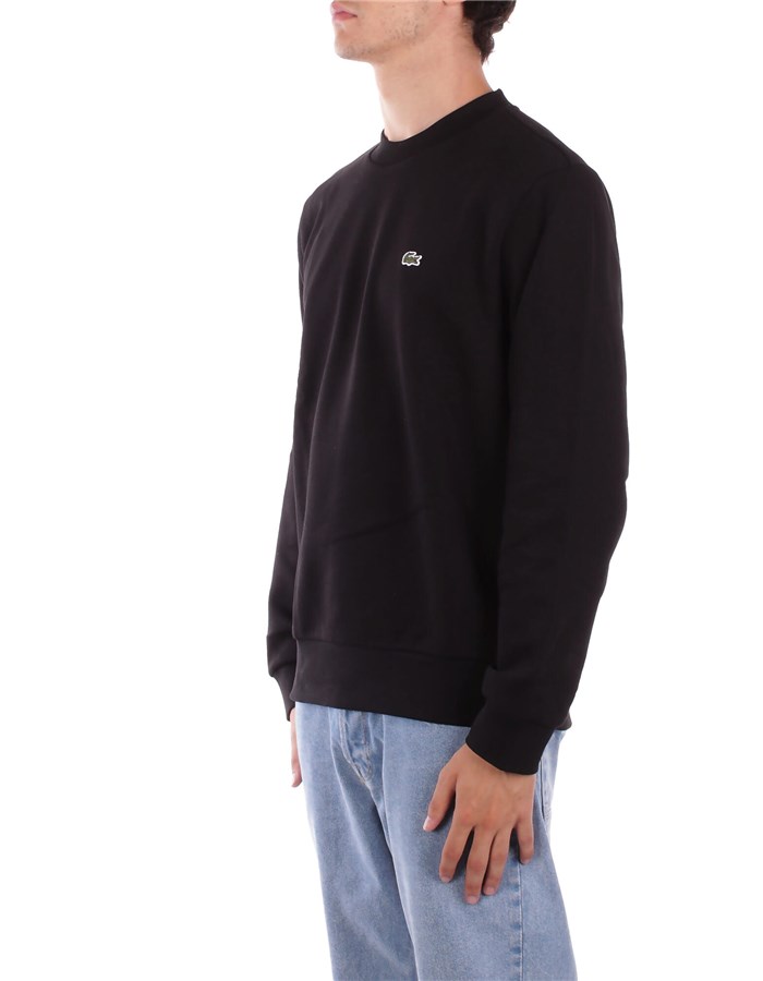 LACOSTE Felpe Girocollo Nero