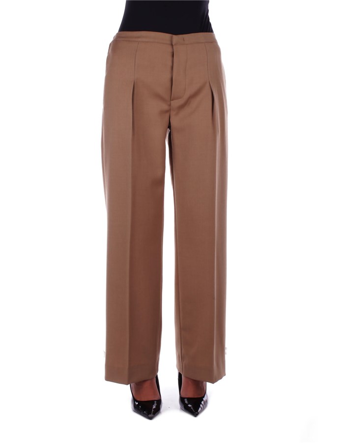 DONDUP Palazzo pants Tobacco