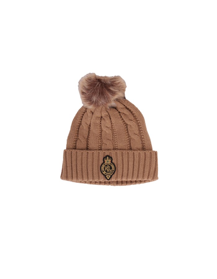 RALPH LAUREN Cappelli Beanie 454960081 Camel