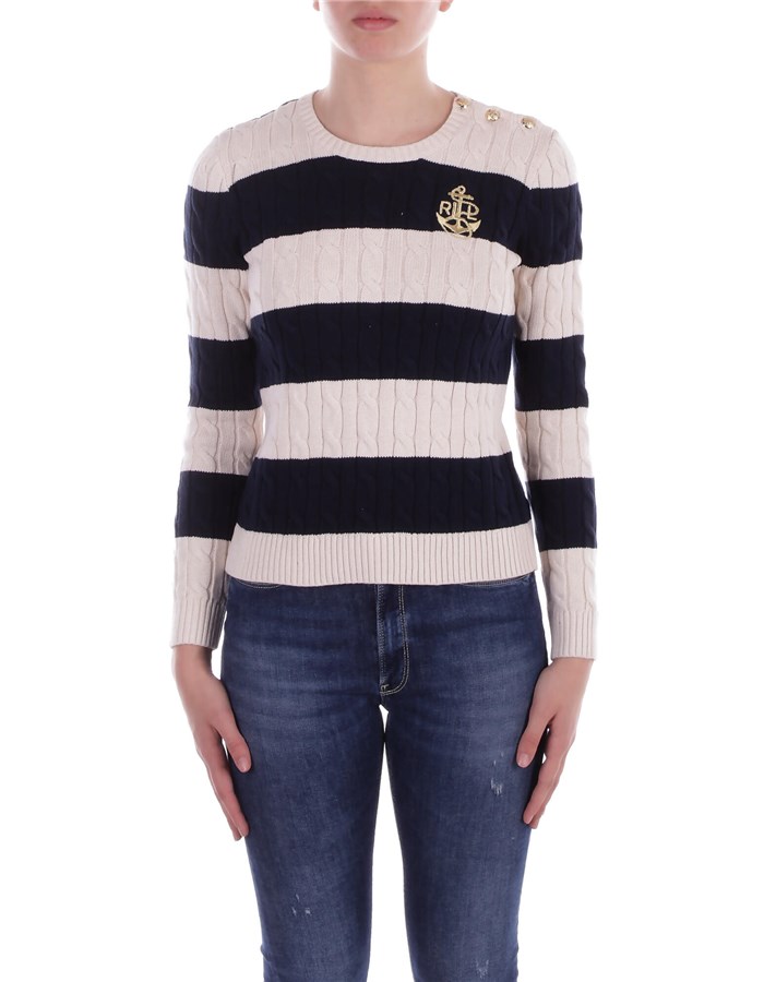 RALPH LAUREN Maglia Crema