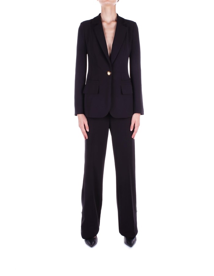 ELISABETTA FRANCHI Complete Single-breasted suits Women TP00346E2 0 