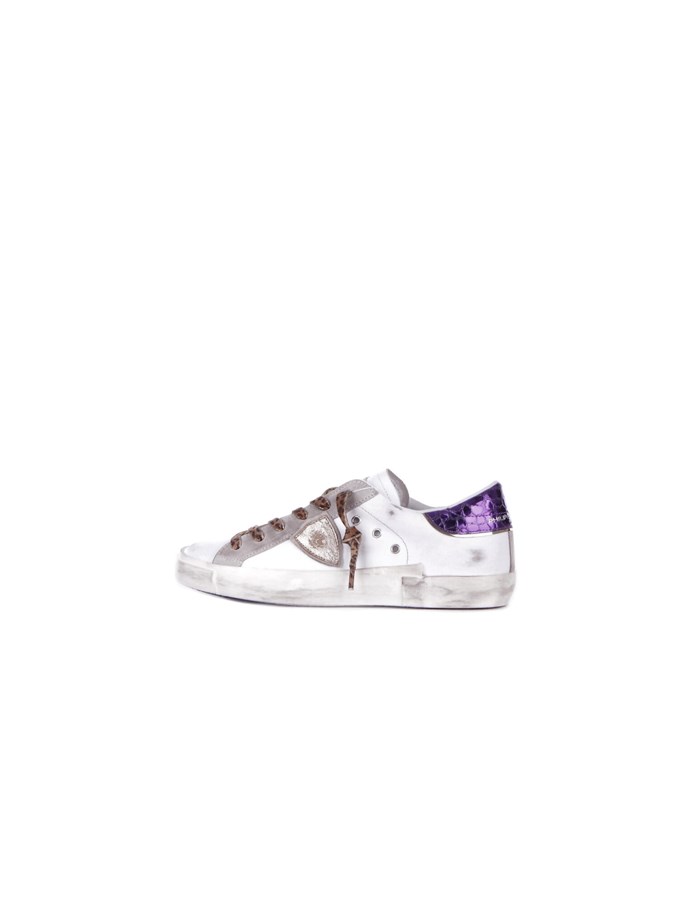 PHILIPPE MODEL PARIS Sneakers Alte PRLD Bianco viola