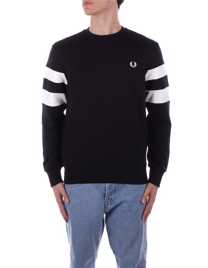 FRED PERRY Felpa Black