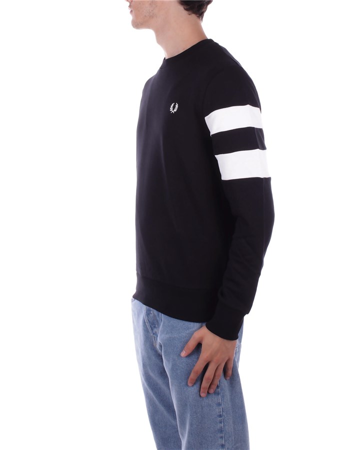 FRED PERRY Felpe Girocollo Black