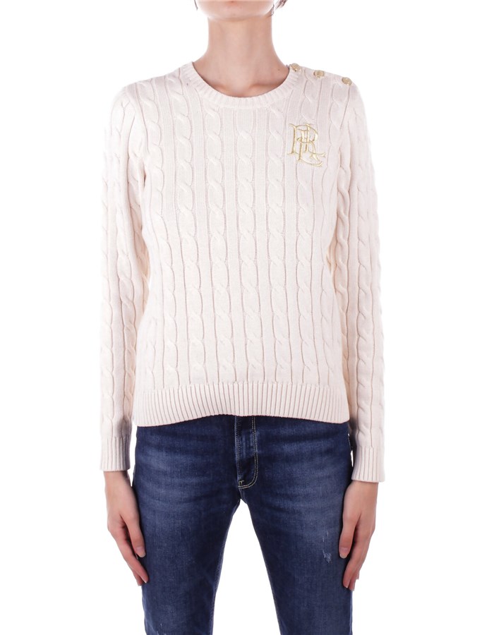 RALPH LAUREN In Maglia Crema